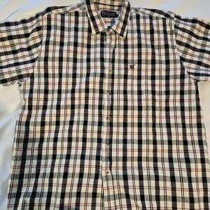 Polo by Ralph Lauren Men's Plaid Shirt - Black, White, Red